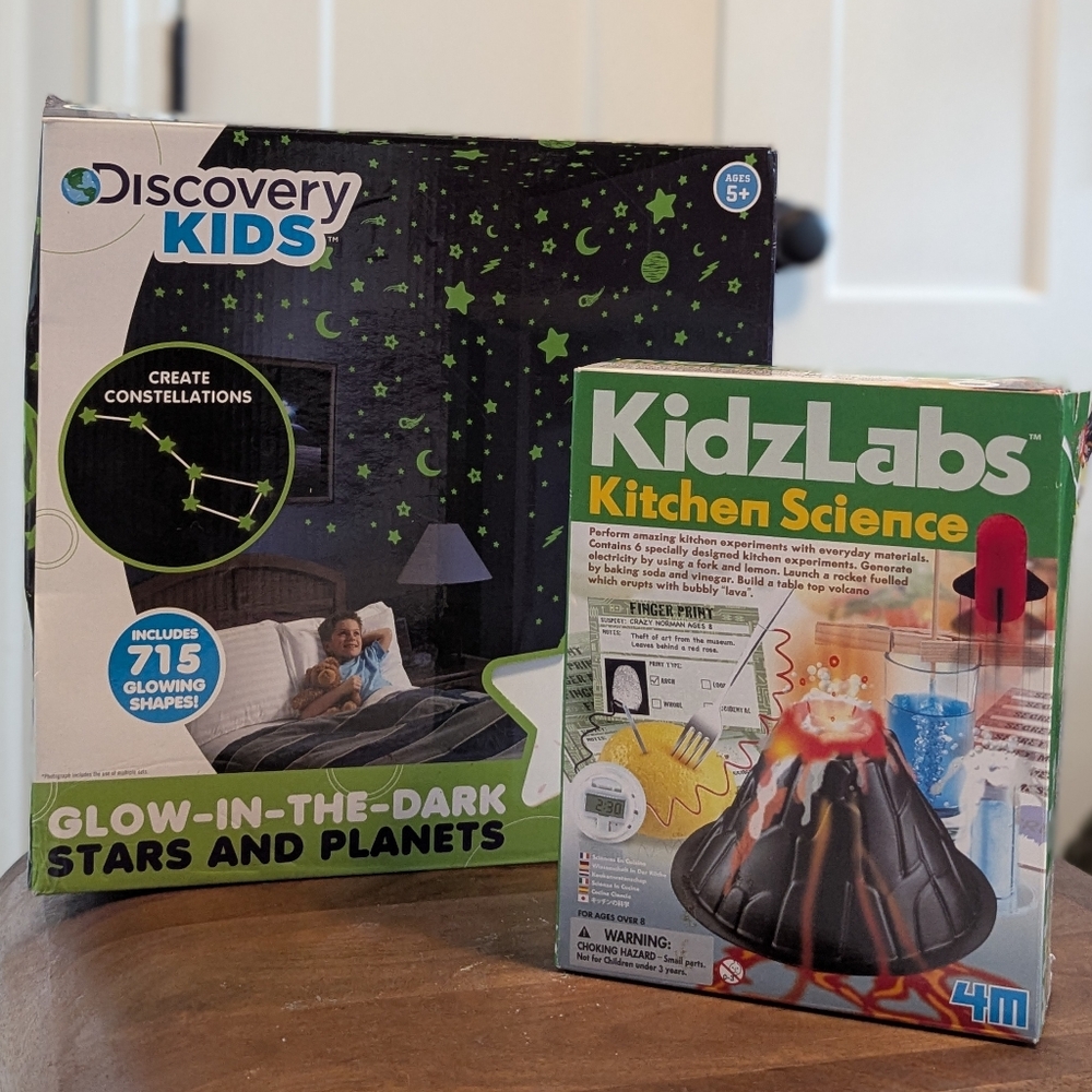 Discovery Learning Toy Set Stars Astronomy Kitchen Science LOT Unused Planets